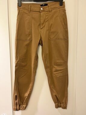 7 For All Mankind brown/ dark tan Pants